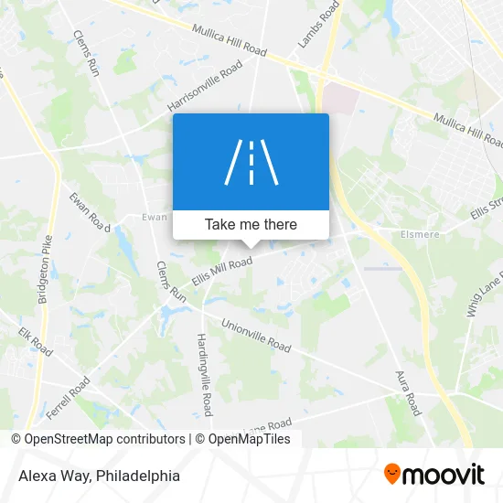 Alexa Way map