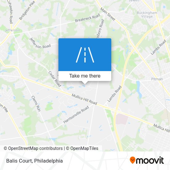 Mapa de Balis Court