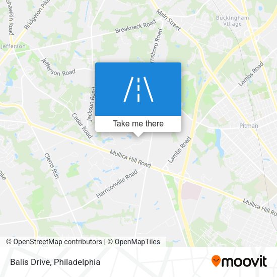 Mapa de Balis Drive