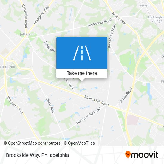 Mapa de Brookside Way
