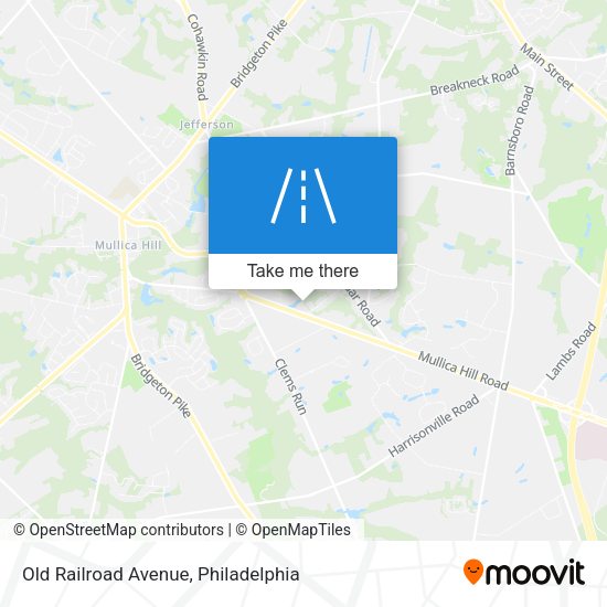 Old Railroad Avenue map