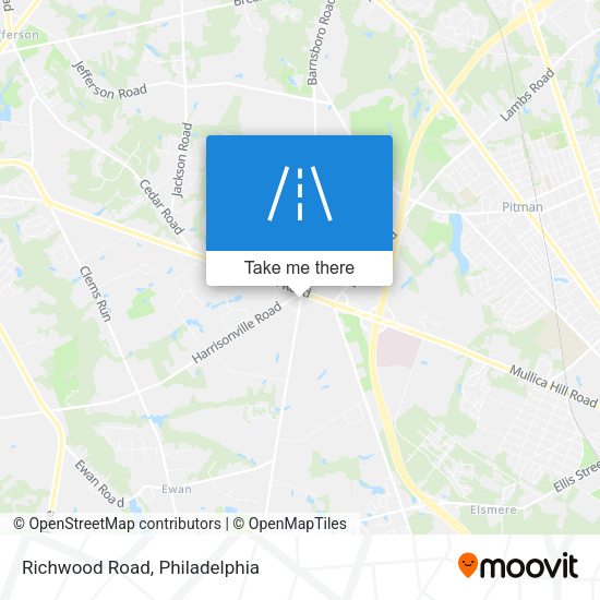 Mapa de Richwood Road