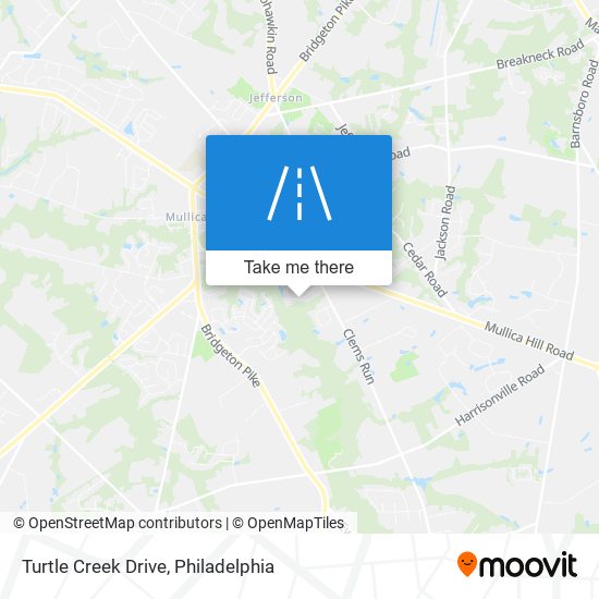 Turtle Creek Drive map