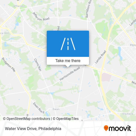 Water View Drive map