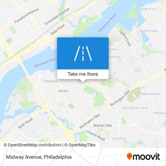 Mapa de Midway Avenue