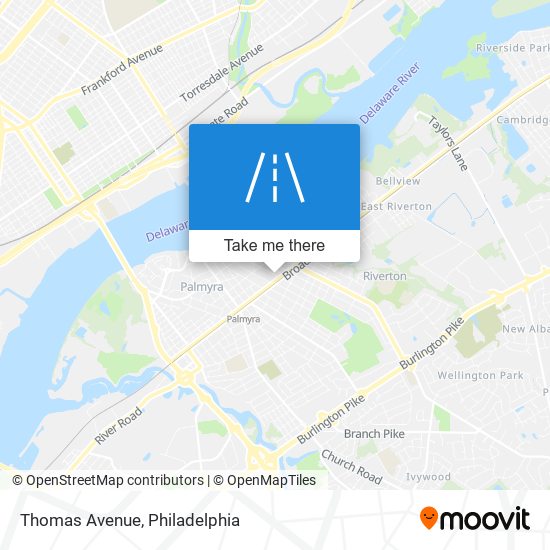 Mapa de Thomas Avenue