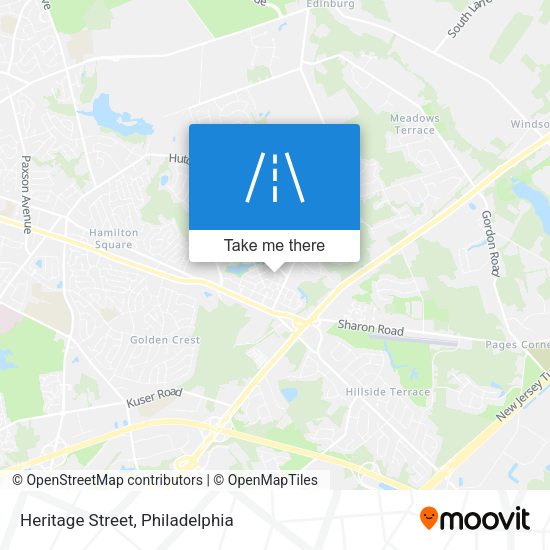 Heritage Street map