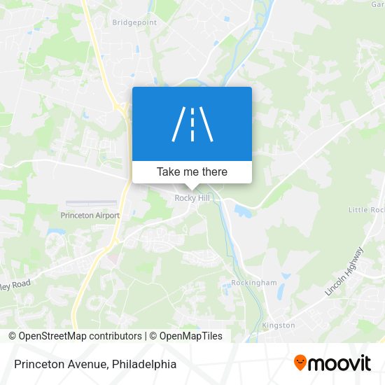 Mapa de Princeton Avenue