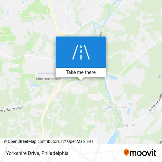 Yorkshire Drive map