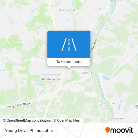 Young Drive map