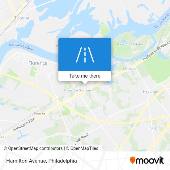 Mapa de Hamilton Avenue