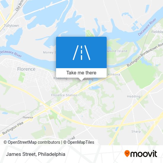 Mapa de James Street
