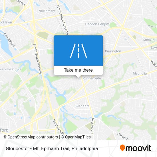 Mapa de Gloucester - Mt. Eprhaim Trail
