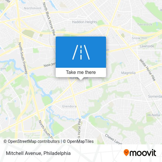 Mitchell Avenue map