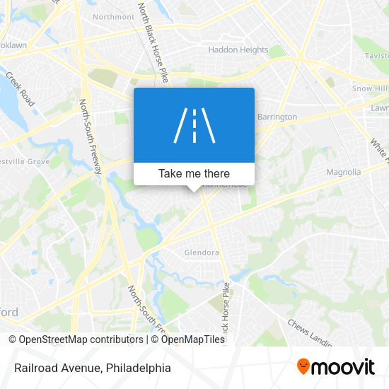 Railroad Avenue map