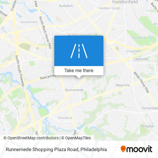 Runnemede Shopping Plaza Road map