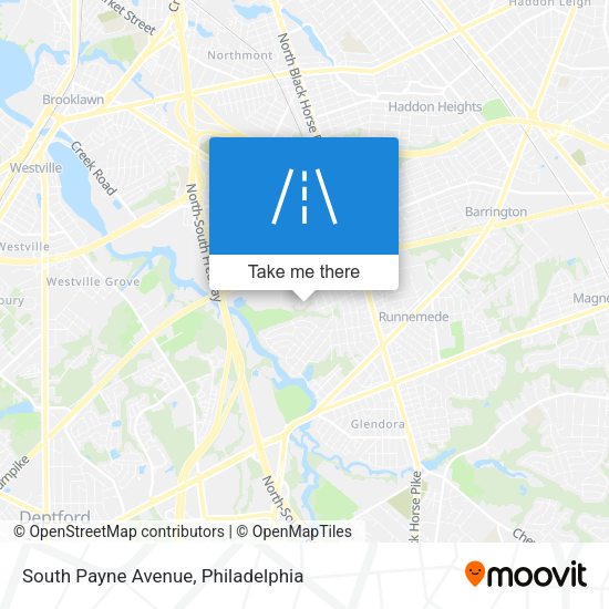 South Payne Avenue map