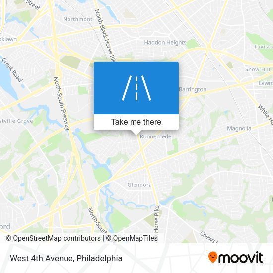 Mapa de West 4th Avenue