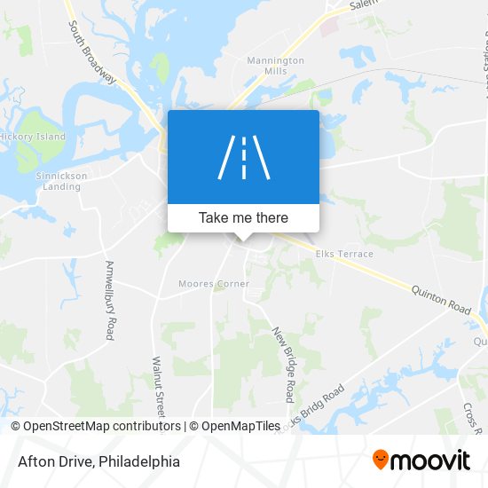 Afton Drive map