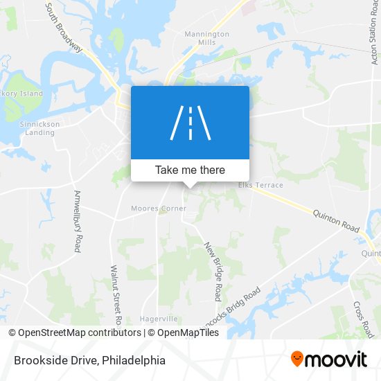 Brookside Drive map