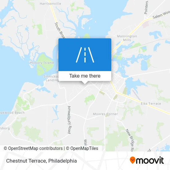 Chestnut Terrace map