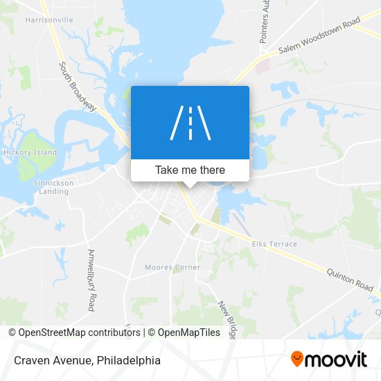 Mapa de Craven Avenue