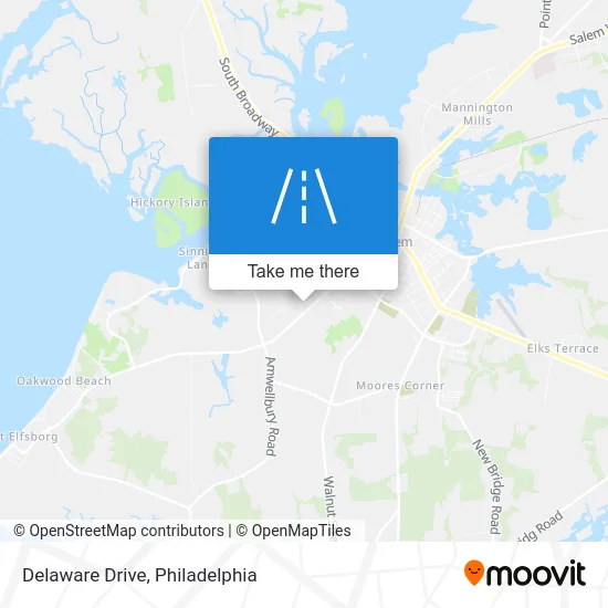 Delaware Drive map