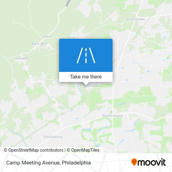 Camp Meeting Avenue map
