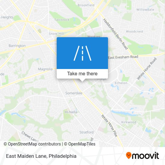 East Maiden Lane map