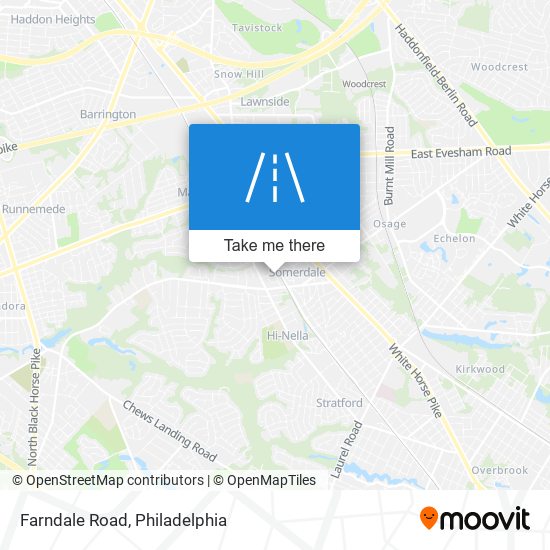 Farndale Road map