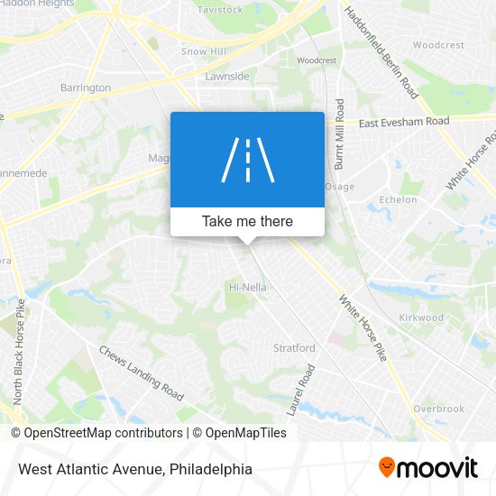 West Atlantic Avenue map