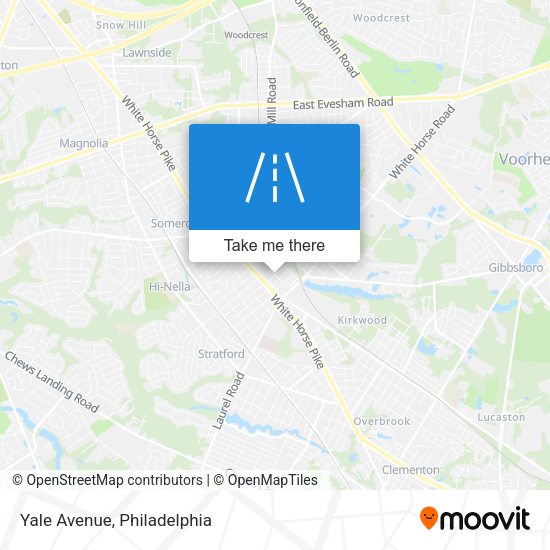 Yale Avenue map
