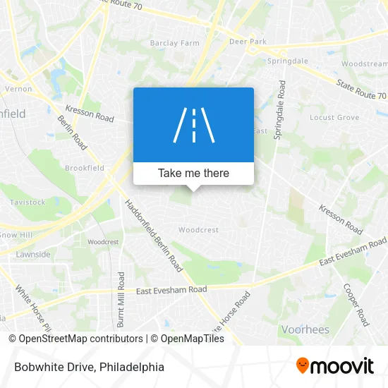 Bobwhite Drive map
