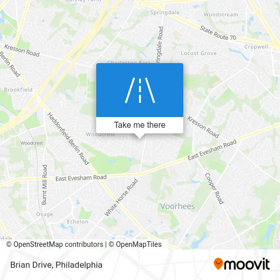 Brian Drive map