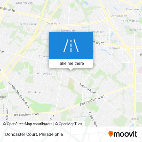 Doncaster Court map