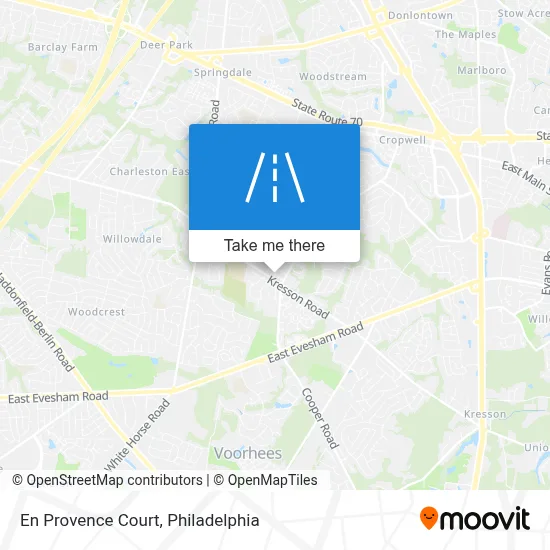 En Provence Court map