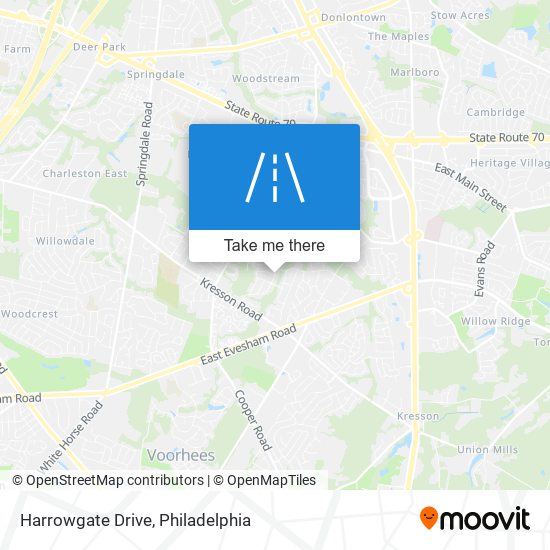 Harrowgate Drive map