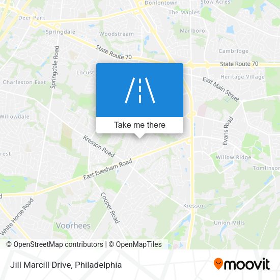 Jill Marcill Drive map