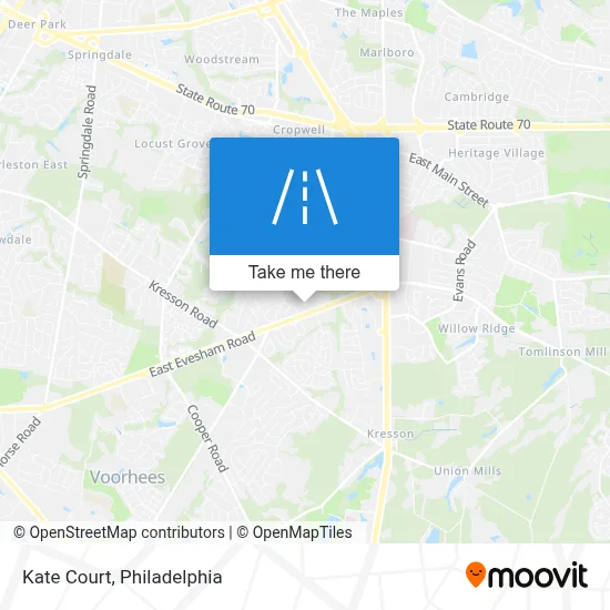 Kate Court map