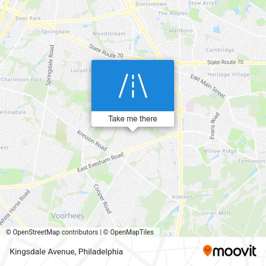 Mapa de Kingsdale Avenue