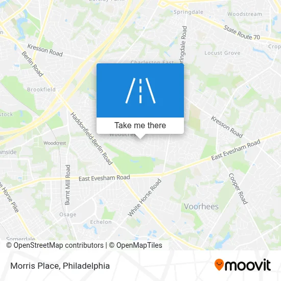 Morris Place map