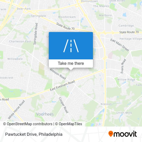 Pawtucket Drive map