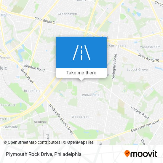 Mapa de Plymouth Rock Drive