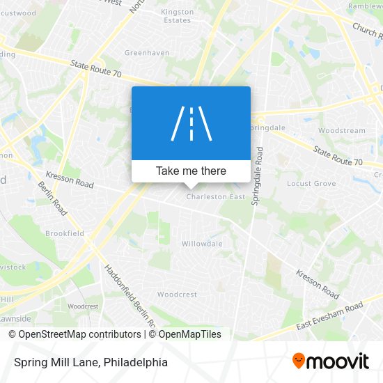 Mapa de Spring Mill Lane