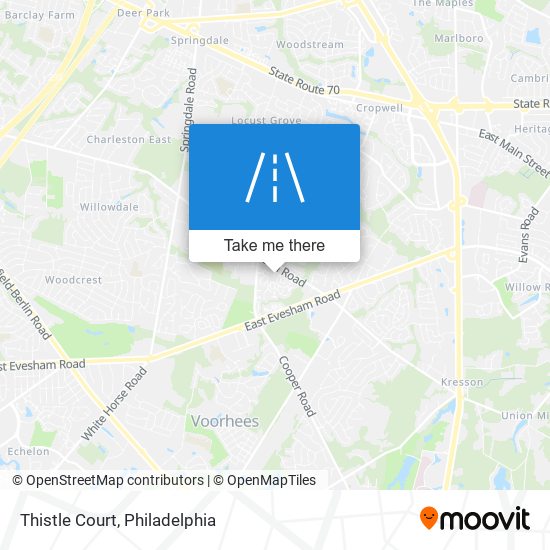 Thistle Court map