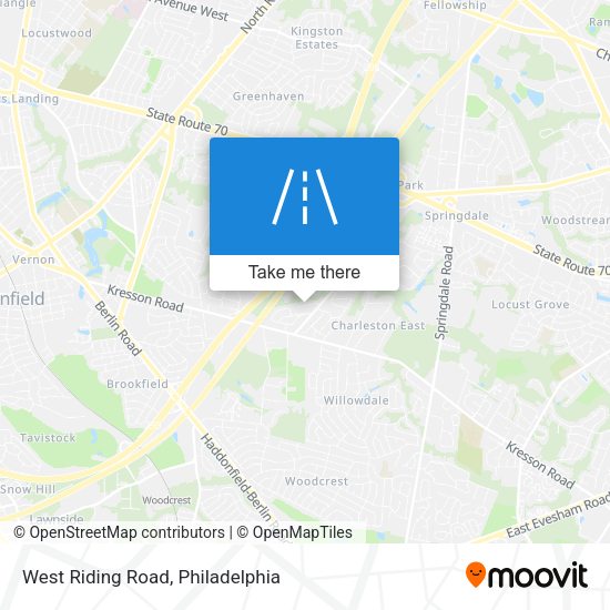 Mapa de West Riding Road