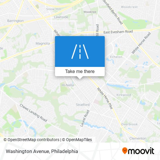 Mapa de Washington Avenue