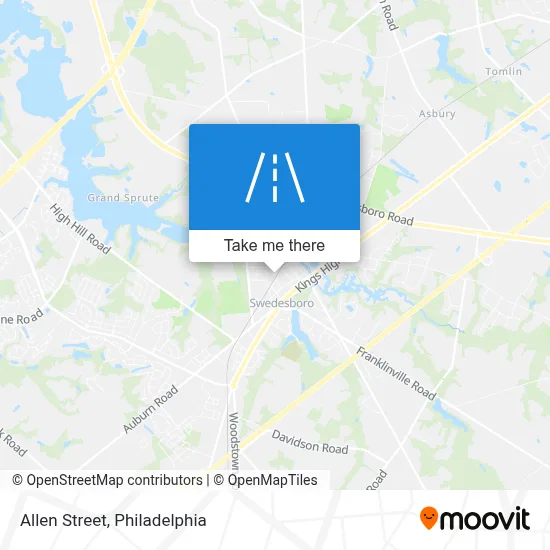 Allen Street map
