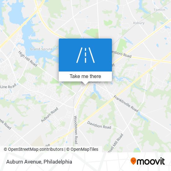 Auburn Avenue map