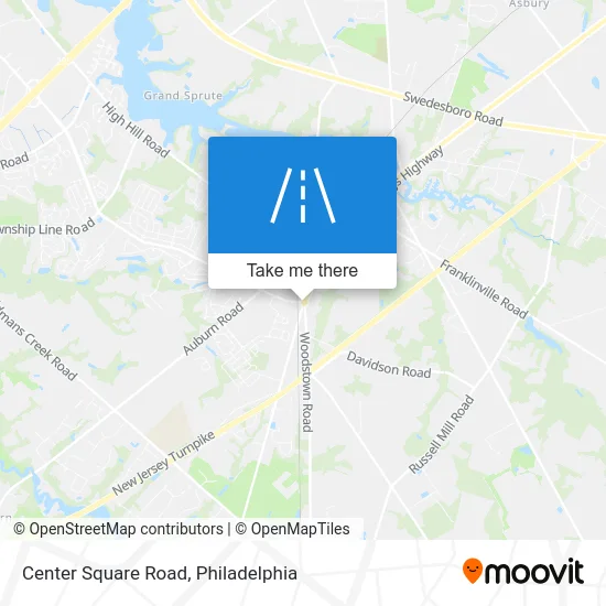 Center Square Road map